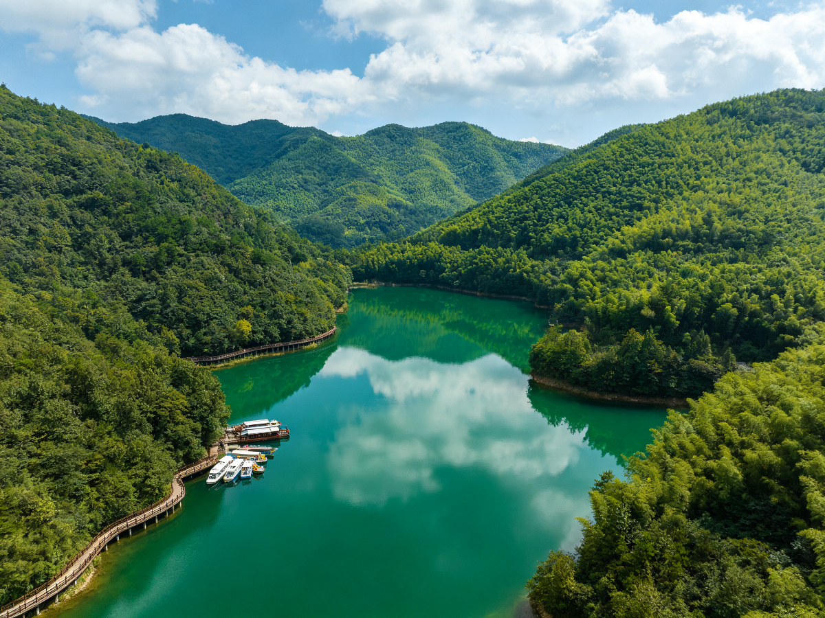 碧云湖风光